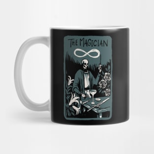 The Magician Skeleton Skull Tarot Card Mug